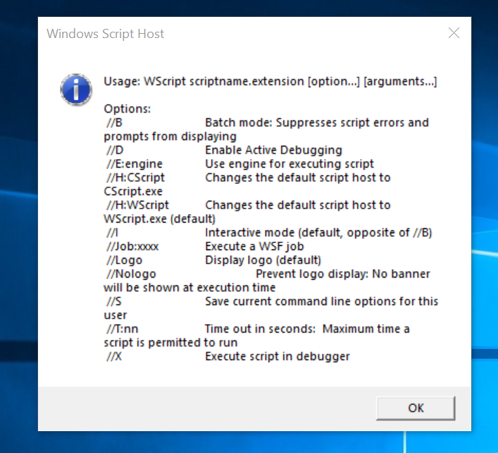 WSCRIPT