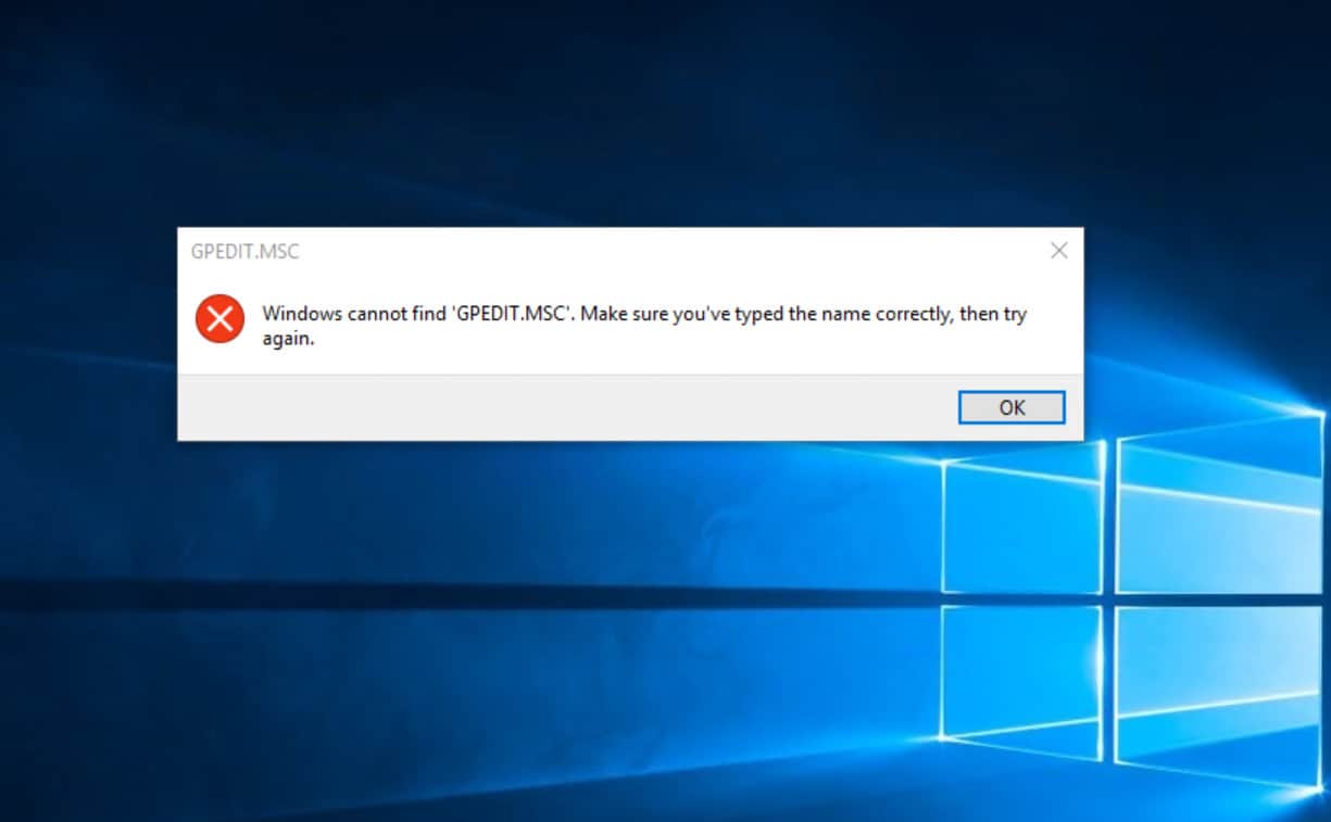 Windows Cannot Find GPEDIT.MSC Error [Fixed] - Itechguides