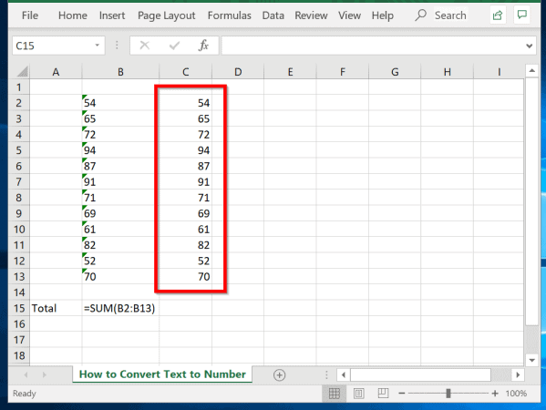 How to Convert Text to Number in Excel (4 Methods) - Itechguides
