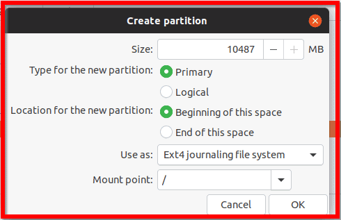 No Root File System is Defined