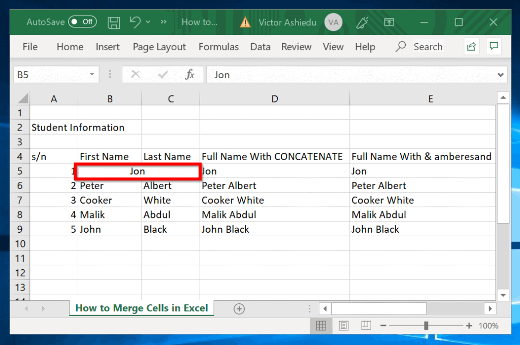 how-to-merge-cells-in-excel-in-2-easy-ways-itechguides