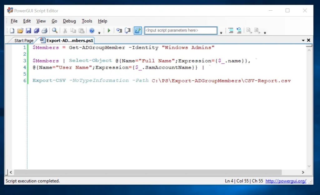 Powershell Get AD Group Members Script (Export Result to CSV) 