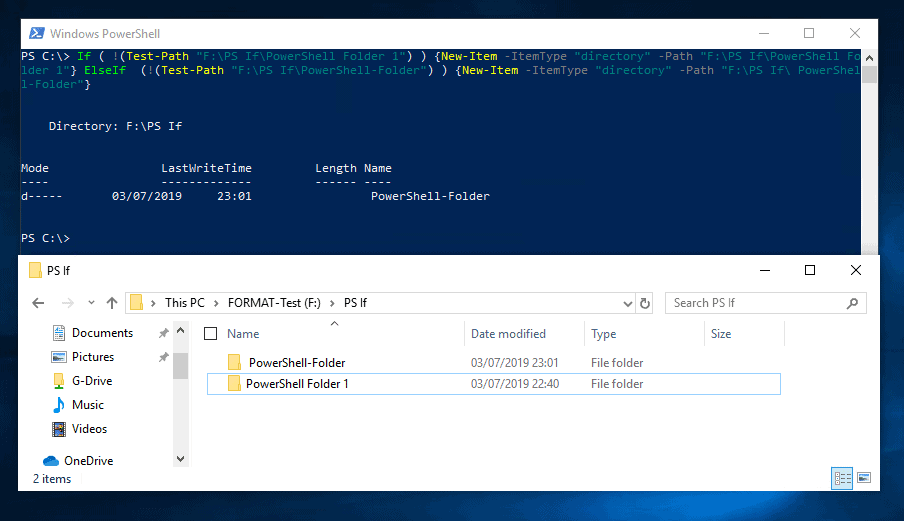 Powershell if else explained syntax and examples