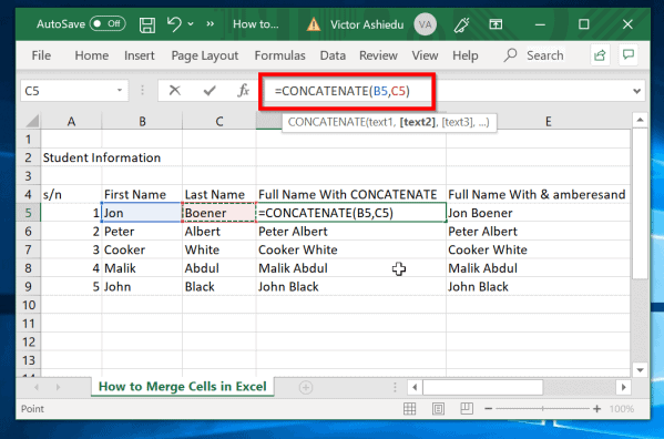 how-to-merge-cells-in-excel-in-2-easy-ways-itechguides