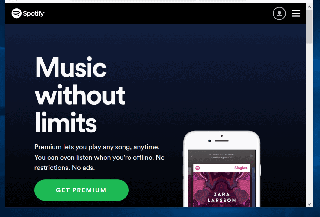 spotify sign in