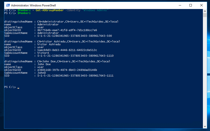 Powershell Get AD Group Members Script: Step by Step Plus Final Script