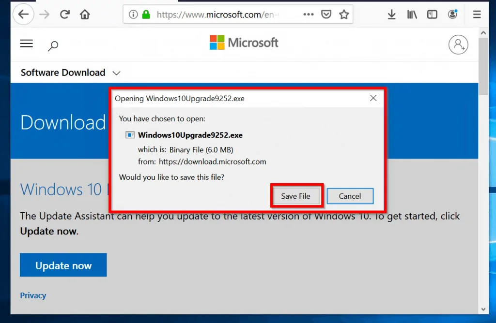  install Windows 10 1903 update manually - Download update assistant