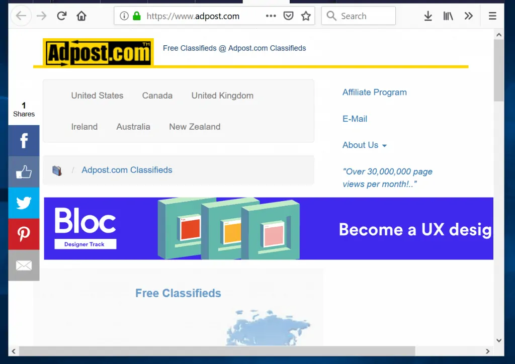 Websites Like Craigslist - adpost.com