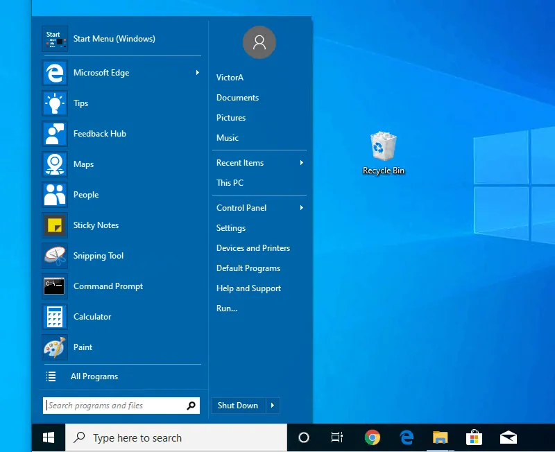 make windows 10 look like windows 7