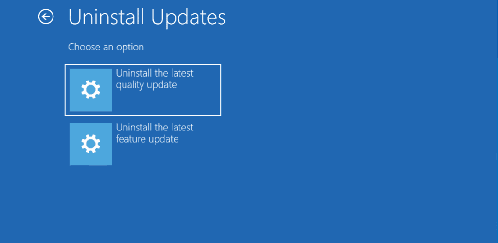 Uninstall the Update that Got Windows Stuck 