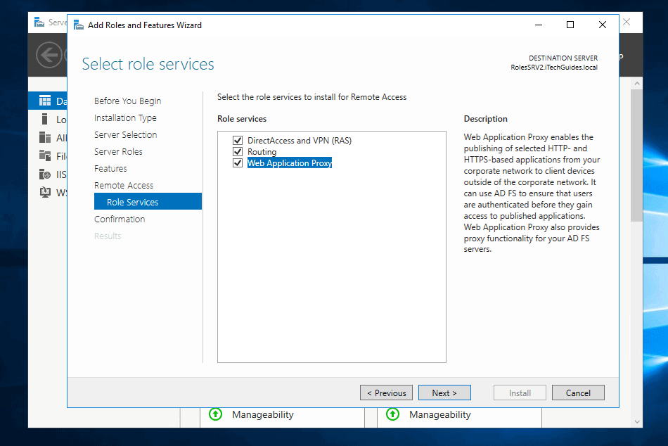 Routing and Remote Access in Windows Server 2016 (Part 1): Install Remote Access Role