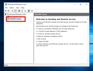Routing and Remote Access in Windows Server 2016 (Part 2): Configure NAT