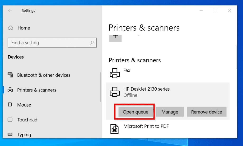 Printer offline how to restore printer online when status is offline