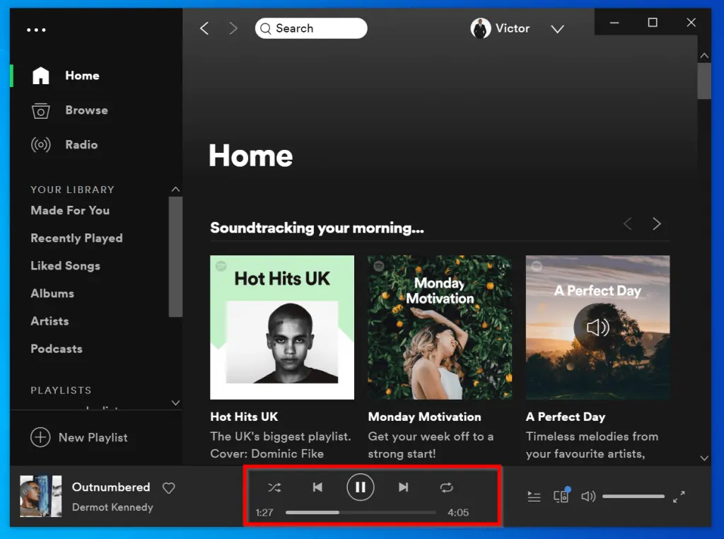 spotify no longer supports this version of firefox - Play on Desktop App, Switch back to Web Player on FireFox