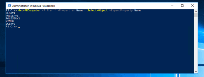 Powershell Add AD Computers to Array | Itechguides.com