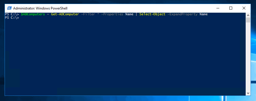 Powershell Add AD Computers to Array | Itechguides.com