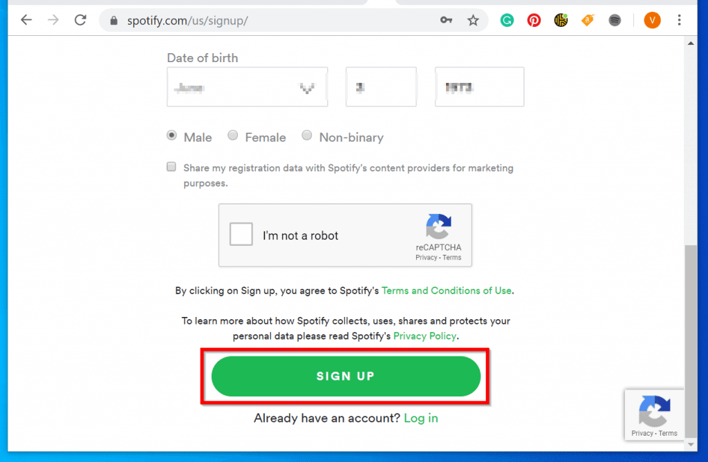 spotify login with facebook failed spotify login with facebook failed