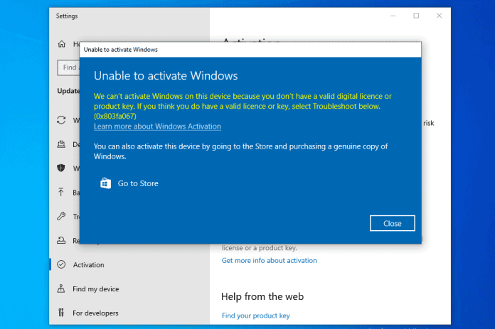 We Can T Activate Windows On This Device Error Fix Itechguides Com