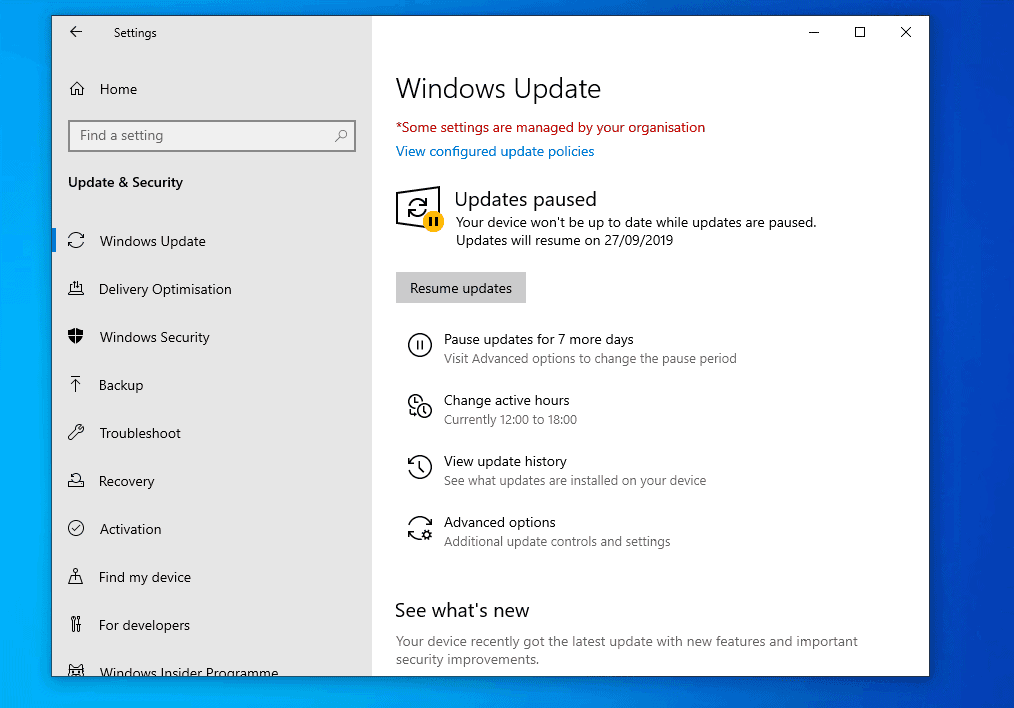 New Features of Windows 10 May 1903 Feature Update