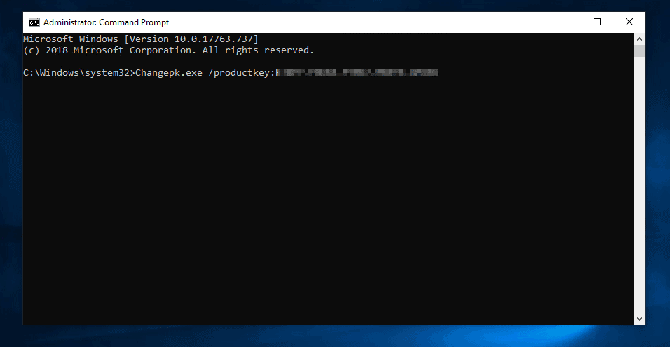 Fix "We Can t Activate Windows on this Device" with Changepk.exe