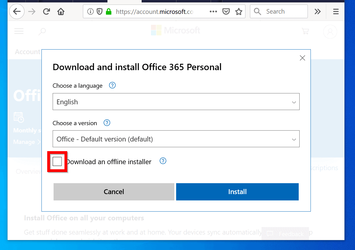Download Office 365 Offline Installer | Itechguides.com