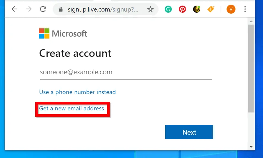 How to Create live.com email with @Outlook.com Account