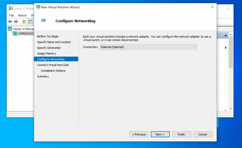 install windows server 2019 on Hyper-V