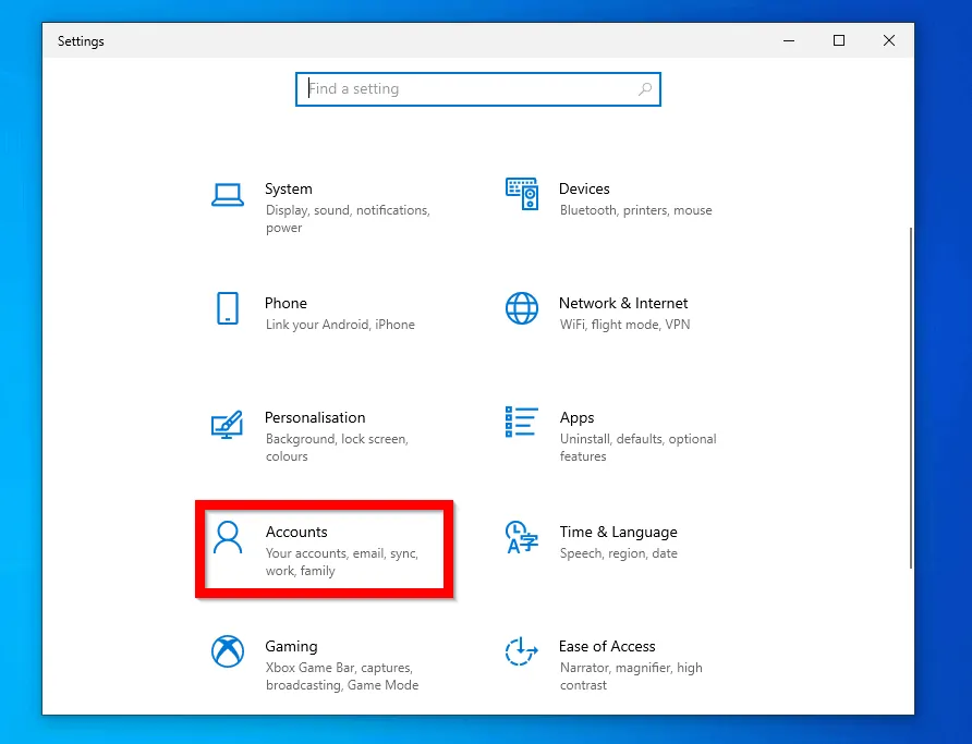 Join Windows 10 to Domain from Windows 10 Settings