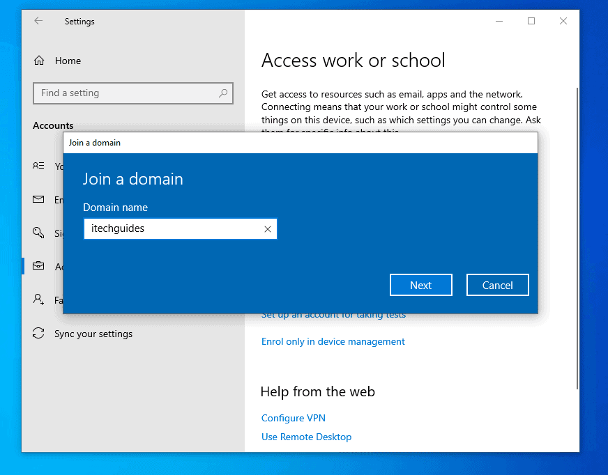 How to Join Windows 10 to an AD Domain (2 Methods) - Itechguides
