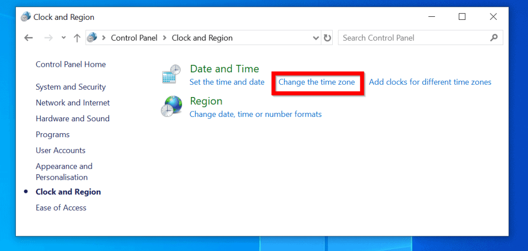 Change Time Zone Windows 10 3 Easy to Set Time Zone in Windows 10