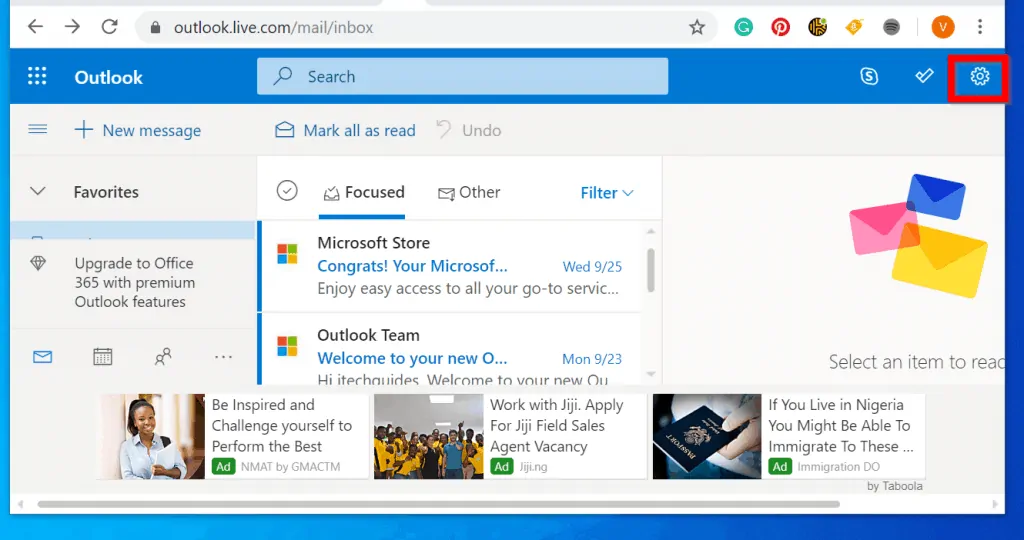 Set Out of Office Auto Reply in Outlook.com