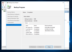 How to Create System Image in Windows Server 2016
