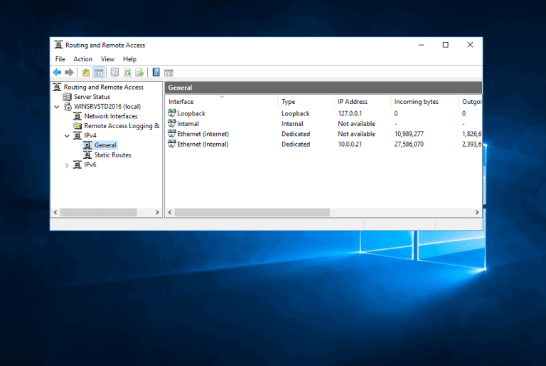 How to Configure Windows Server 2016 as a Router