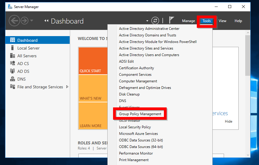 Disable Windows Defender in Server 2016 with Group Policy