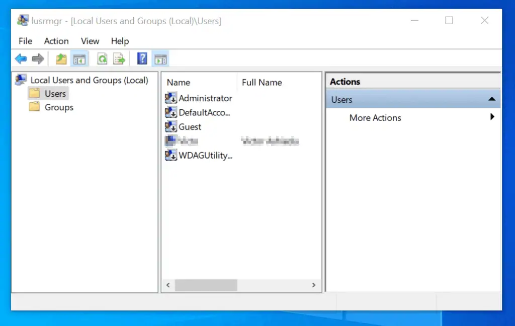 add local user windows 10