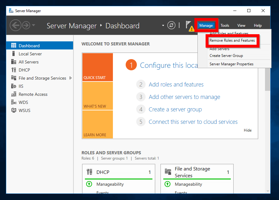 Disable Windows Defender in Server 2016 from Server Manager