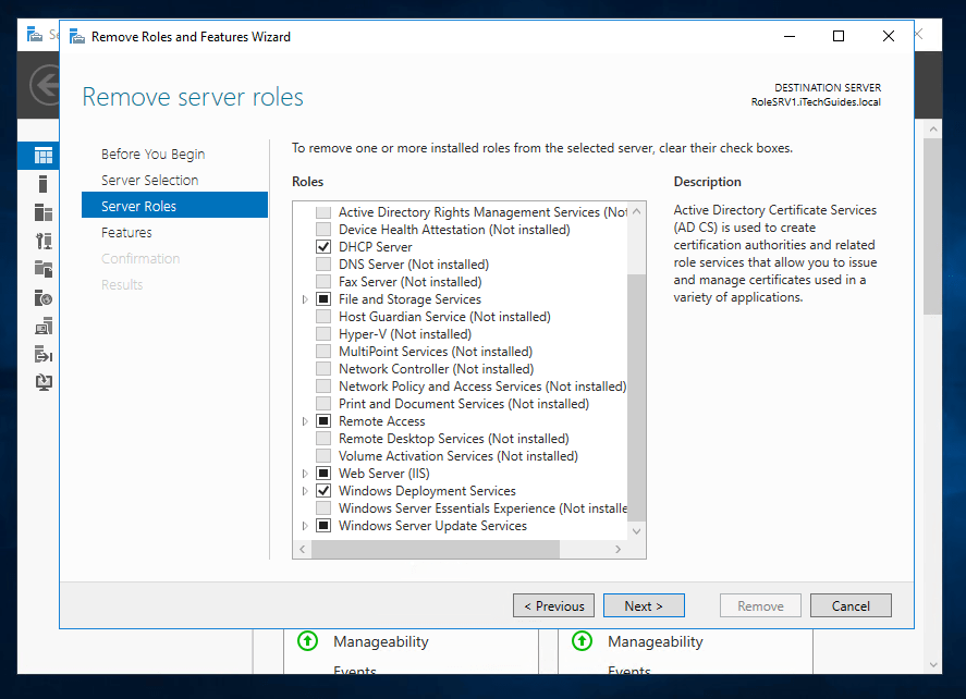 Disable Windows Defender in Server 2016 from Server Manager