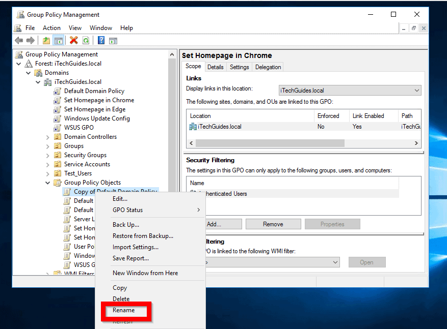 Disable Windows Defender in Server 2016 with Group Policy
