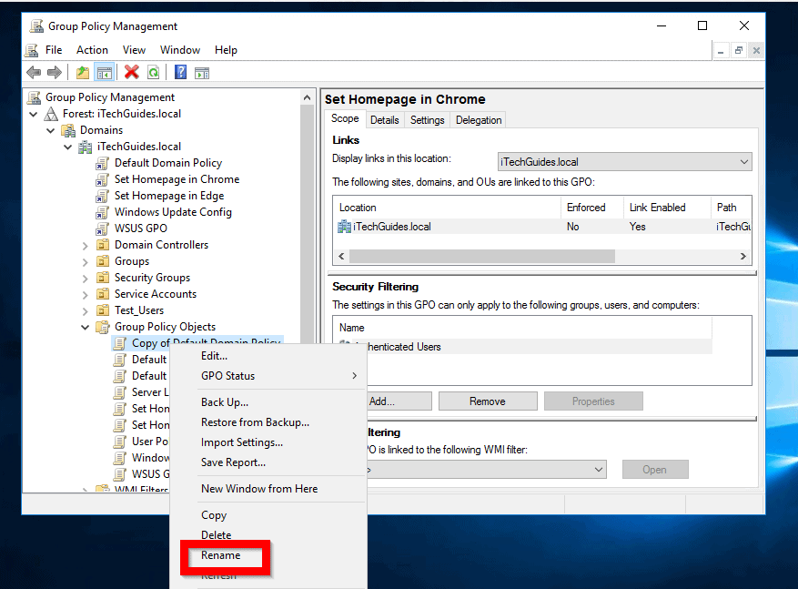 Disable Windows Defender in Server 2016 with Group Policy
