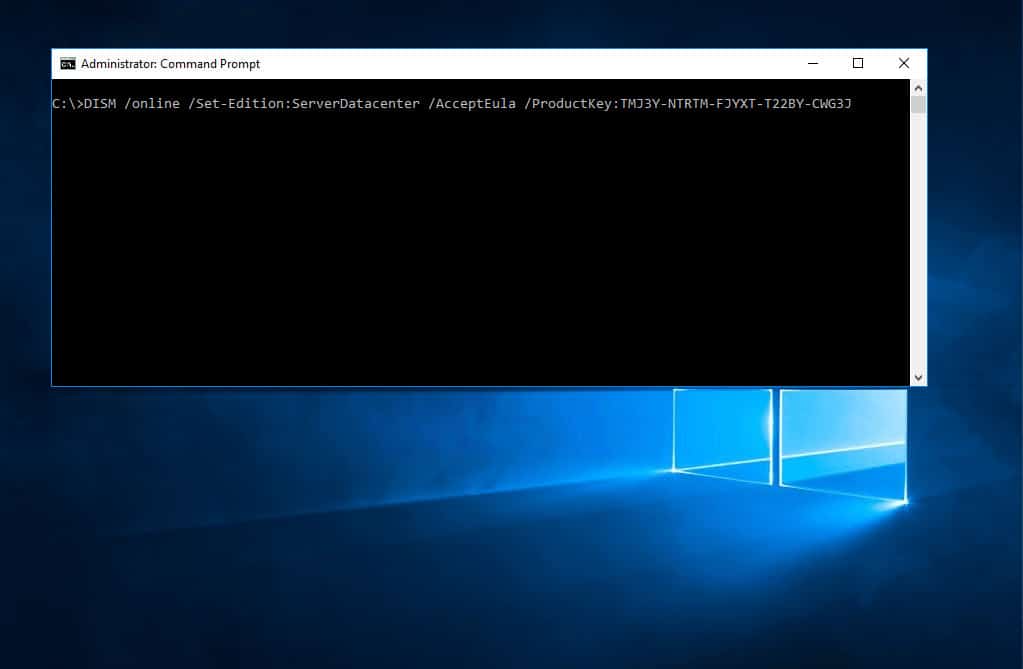 Error Code 0xc004fc07 in Server 2016 - "We Can't activate Windows on the device right now."