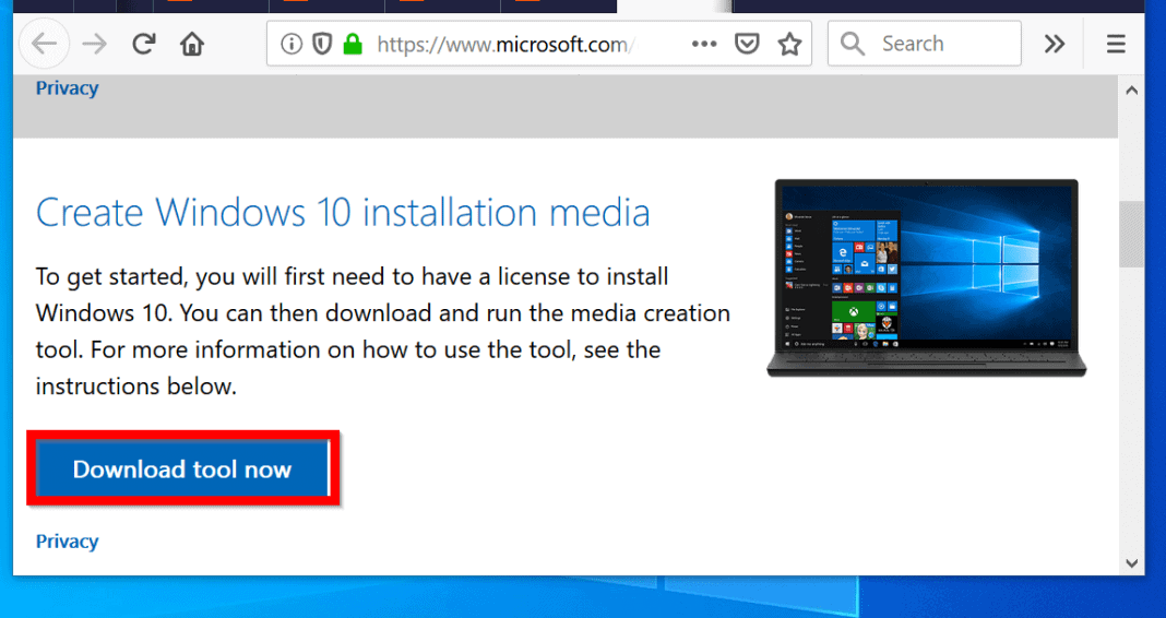 Create install download
