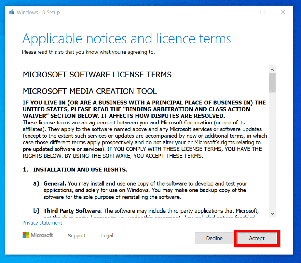 Create windows 10 installation media usb itechguides