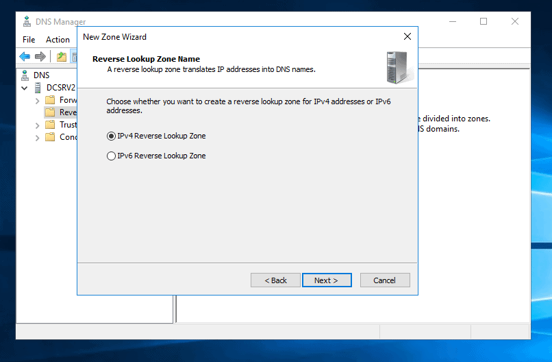 how to install and configure dns on windows server 2016