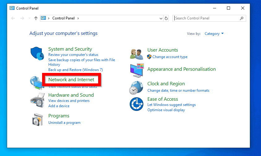 Disable IPv6 in Windows 10 from Network Settings