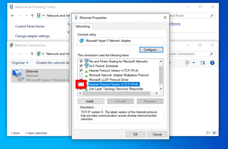 How to Disable IPv6 in Windows 10 (3 Methods)