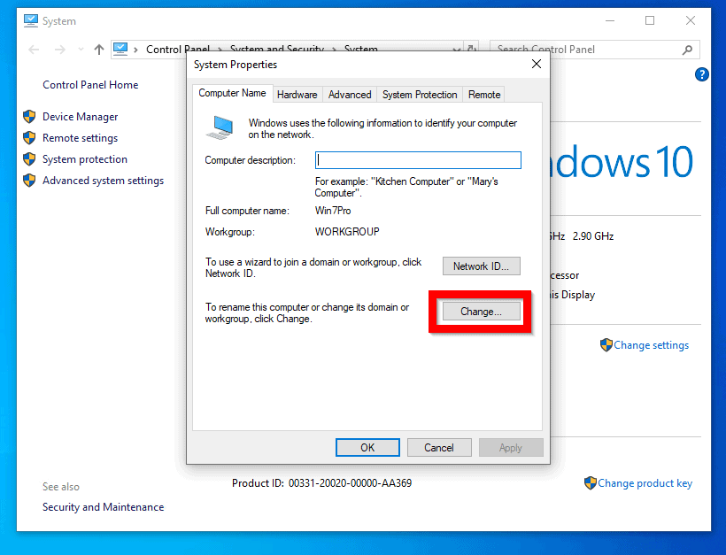 How to Change Computer Name on Windows 10 - Itechguides