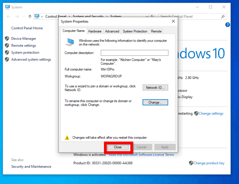 How to change computer name windows 10 4 methods 