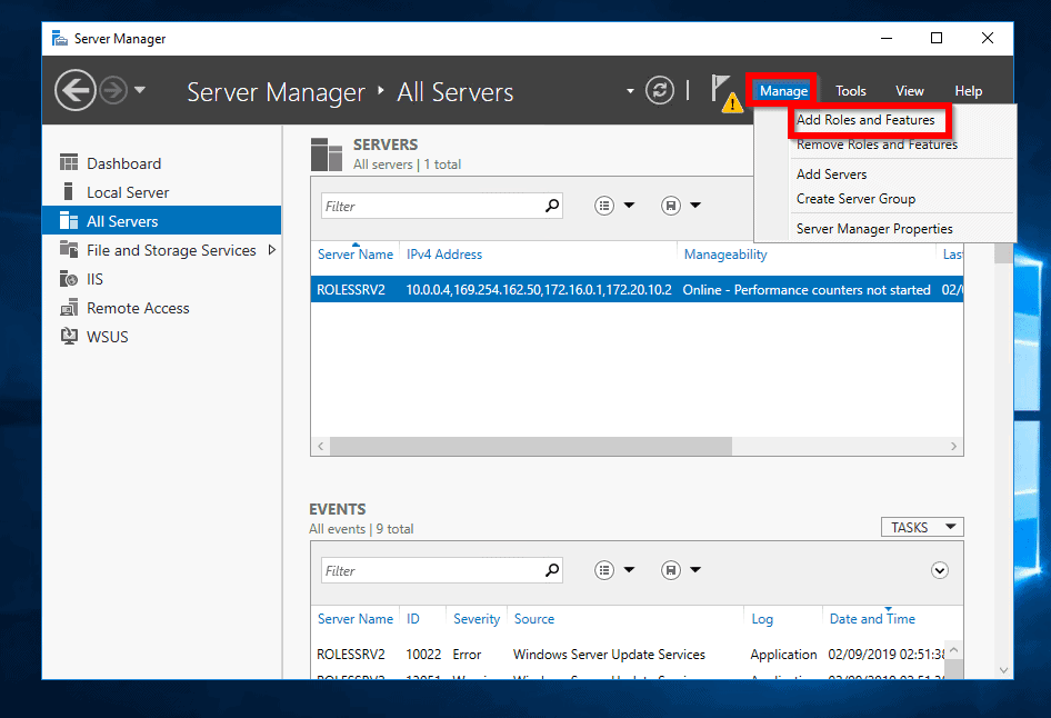 Step to Install and setup DHCP in Windows Server 2016