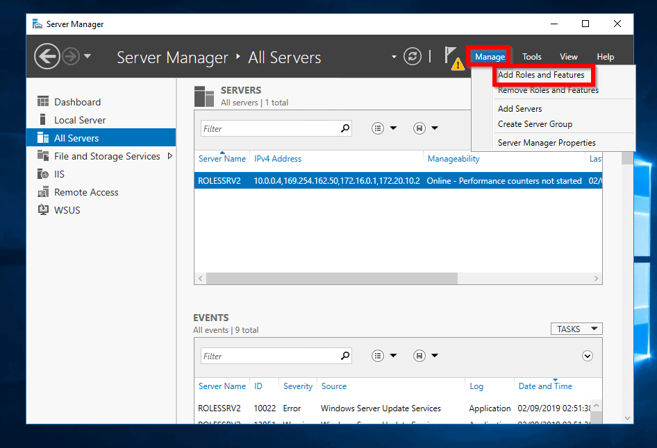 Step to Install and setup DHCP in Windows Server 2016