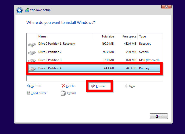 how to install windows 10 from usb